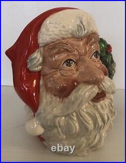 Royal Doulton Character Jug SANTA CLAUS D6794 (with Wreath Handle)