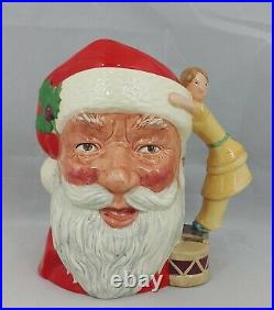 Royal Doulton Character Jug Santa Claus D6668 with Doll & Drum Large