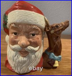 Royal Doulton Character Jug Santa Claus D6675 Large Size 1982 Royal Doulton Character Jug Santa Claus D6675 Large Size 1982