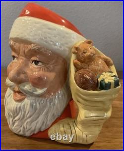 Royal Doulton Character Jug Santa Claus D6690 Large Size 1983 Signed