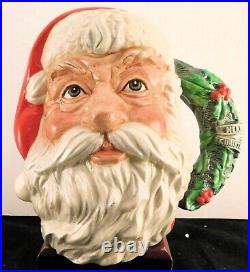 Royal Doulton Character Jug Santa Claus -Holly Wreath Handle D6794