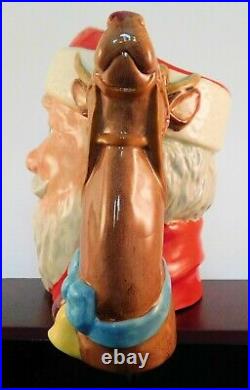 Royal Doulton Character Jug Santa Claus Reindeer Handle D6675