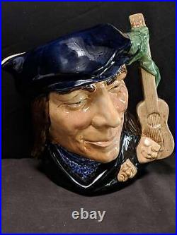 Royal Doulton Character Jug Scaramouche d6558 1961 Large 7.25