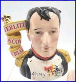 Royal Doulton Character Jug Set Napoleon And Wellington 07001 & 07002 England