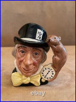 Royal Doulton Character Jug Small Mad Hatter D6790 #184/500 LE Alice mug