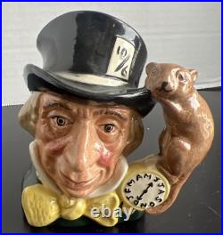 Royal Doulton Character Jug Small Mad Hatter D6790 #417/500 LE Alice mug