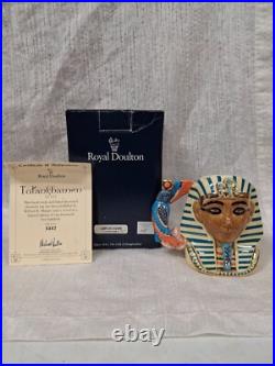 Royal Doulton Character Jug Small- Tutankhamen D7127 # 367 of 1500 In Box