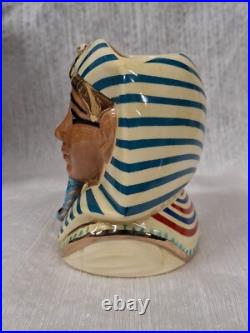 Royal Doulton Character Jug Small- Tutankhamen D7127 # 367 of 1500 In Box