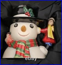 Royal Doulton Character Jug Snowman D7241 Limitid Edition #15 of 500 Mint