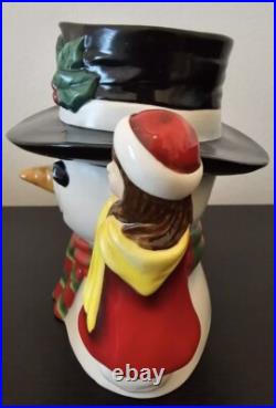 Royal Doulton Character Jug Snowman D7241 Limitid Edition #15 of 500 Mint