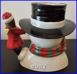 Royal Doulton Character Jug Snowman D7241 Limitid Edition #15 of 500 Mint