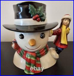 Royal Doulton Character Jug Snowman D7241 Limitid Edition #15 of 500 Mint