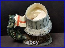 Royal Doulton Character Jug St George 71/2500 limited edition signed by Michael