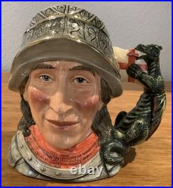 Royal Doulton Character Jug St. George D7129 Large 1998 Limited Edition