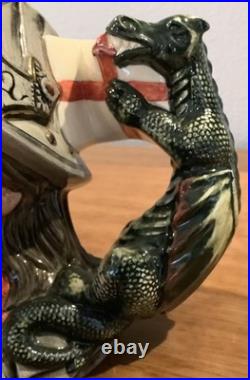 Royal Doulton Character Jug St. George D7129 Large 1998 Limited Edition