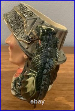 Royal Doulton Character Jug St. George D7129 Large 1998 Limited Edition