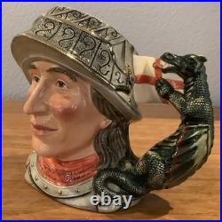 Royal Doulton Character Jug St. George D7129 Large 1998 Limited Edition