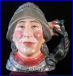Royal Doulton Character Jug St. George D7129 Style Two