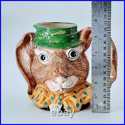 Royal Doulton Character Jug THE MARCH HARE D6776 Large 6 Mug Toby. Pre-owned