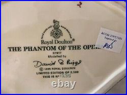 Royal Doulton Character Jug THE PHANTOM OF THE OPERA D7017 (Ltd. Ed. Of 2500)