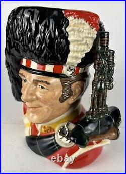 Royal Doulton Character Jug THE PIPER D6918 (with COA)