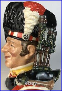 Royal Doulton Character Jug THE PIPER D6918 (with COA)