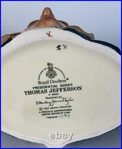 Royal Doulton Character Jug THOMAS JEFFERSON D6943