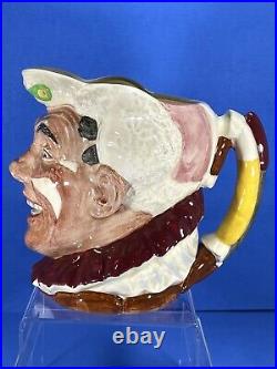 Royal Doulton Character Jug The Clown White Hair D6322 6.5H