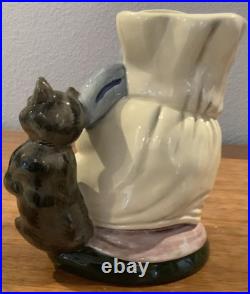 Royal Doulton Character Jug The Cook and The Cheshire Cat D6842 Large 1989