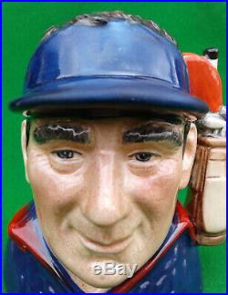 Royal Doulton Character Jug The Golfer Prototype Colourway D7064