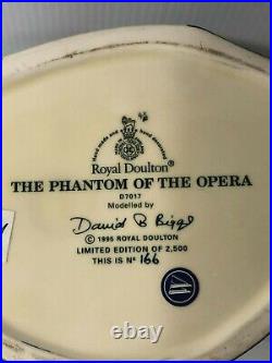 Royal Doulton Character Jug The Phantom of The Opera, D7017 (Ltd. Ed. Of 2500)