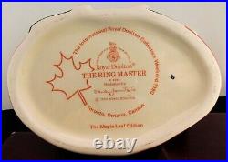 Royal Doulton Character Jug The Ring Master D6863 Backstamp. B