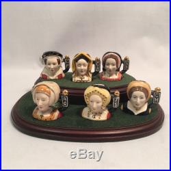 Royal Doulton Character Jug Tiny Set Six Wives of Henry VIII D7041-7046