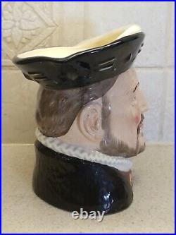 Royal Doulton Character Jug Toby Henry VIII 6 3/4 1975 Artist Signed & Dated