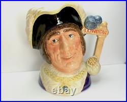 Royal Doulton Character Jug Toby Mug D6846 Dick Whittington Lord Mayor of London