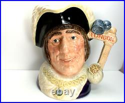 Royal Doulton Character Jug Toby Mug D6846 Dick Whittington Lord Mayor of London