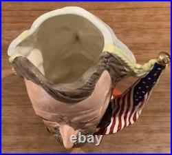 Royal Doulton Character Jug Ulysses Grant Robert Lee Civil War D6698 Large 1983