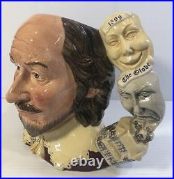 Royal Doulton Character Jug WILLIAM SHAKESPEAR D7136 with COA