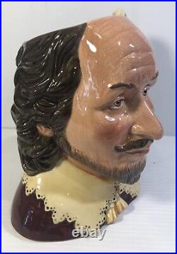 Royal Doulton Character Jug WILLIAM SHAKESPEAR D7136 with COA