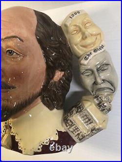 Royal Doulton Character Jug WILLIAM SHAKESPEAR D7136 with COA