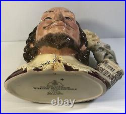 Royal Doulton Character Jug WILLIAM SHAKESPEAR D7136 with COA
