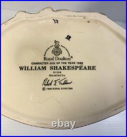 Royal Doulton Character Jug WILLIAM SHAKESPEAR D7136 with COA