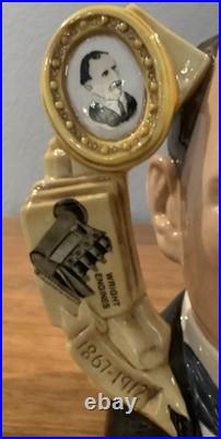 Royal Doulton Character Jug Wilbur Wright & Orville Wright 2002 Limited Ed