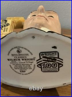 Royal Doulton Character Jug Wilbur Wright & Orville Wright 2002 Limited Ed