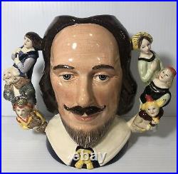 Royal Doulton Character Jug William Shakespeare D6933 (Ltd. Edition of 2500)