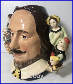 Royal Doulton Character Jug William Shakespeare D6933 (Ltd. Edition of 2500)