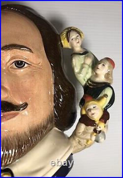 Royal Doulton Character Jug William Shakespeare D6933 (Ltd. Edition of 2500)