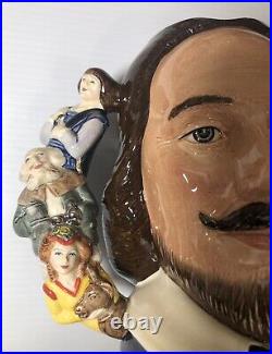 Royal Doulton Character Jug William Shakespeare D6933 (Ltd. Edition of 2500)