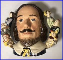Royal Doulton Character Jug William Shakespeare D6933 (Ltd. Edition of 2500)