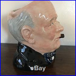 Royal Doulton Character Jug- Winston Churchill with Certificate